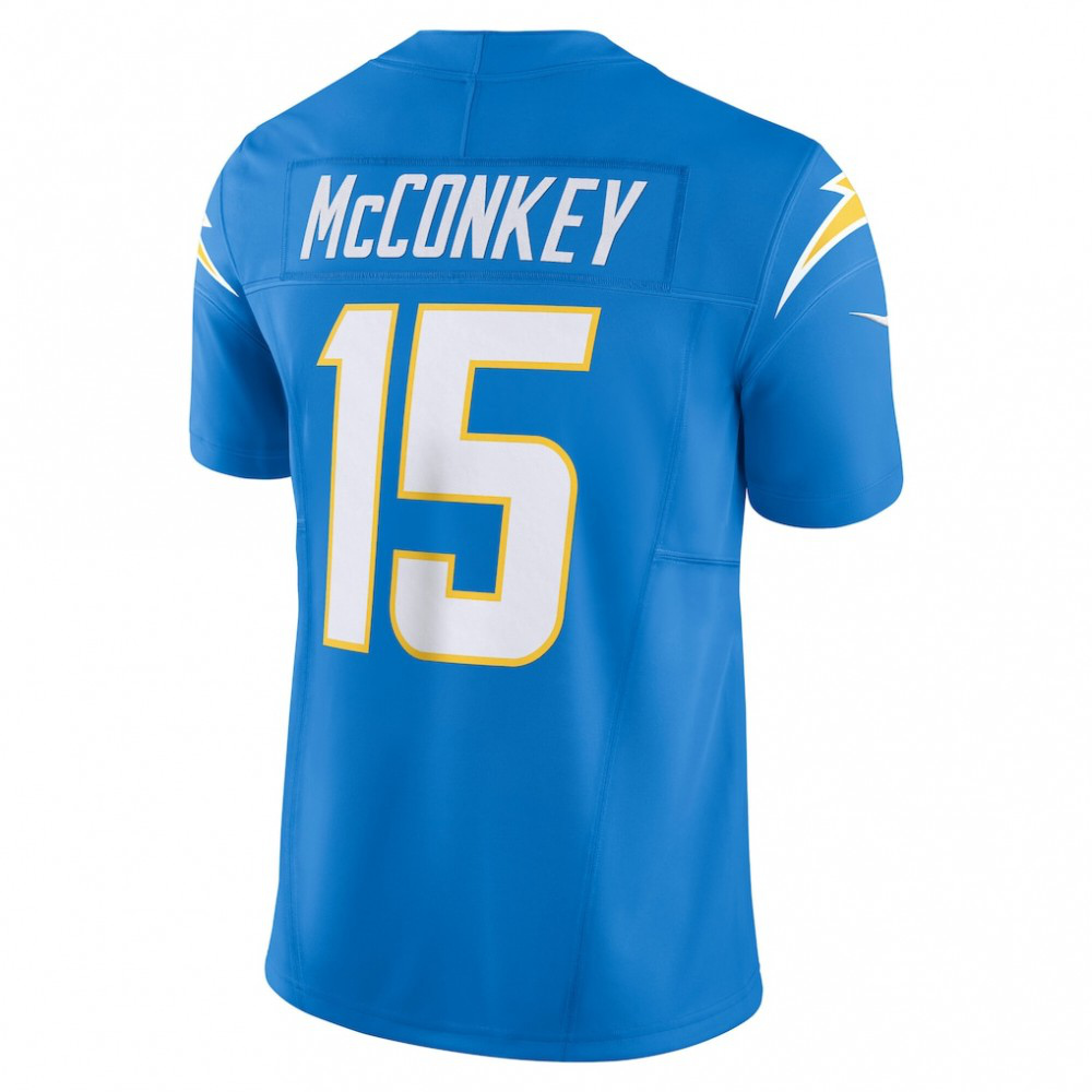 Ladd McConkey Los Angeles Chargers Nike Team Vapor F.U.S.E. Limited Jersey - Powder Blue-Profan Arena